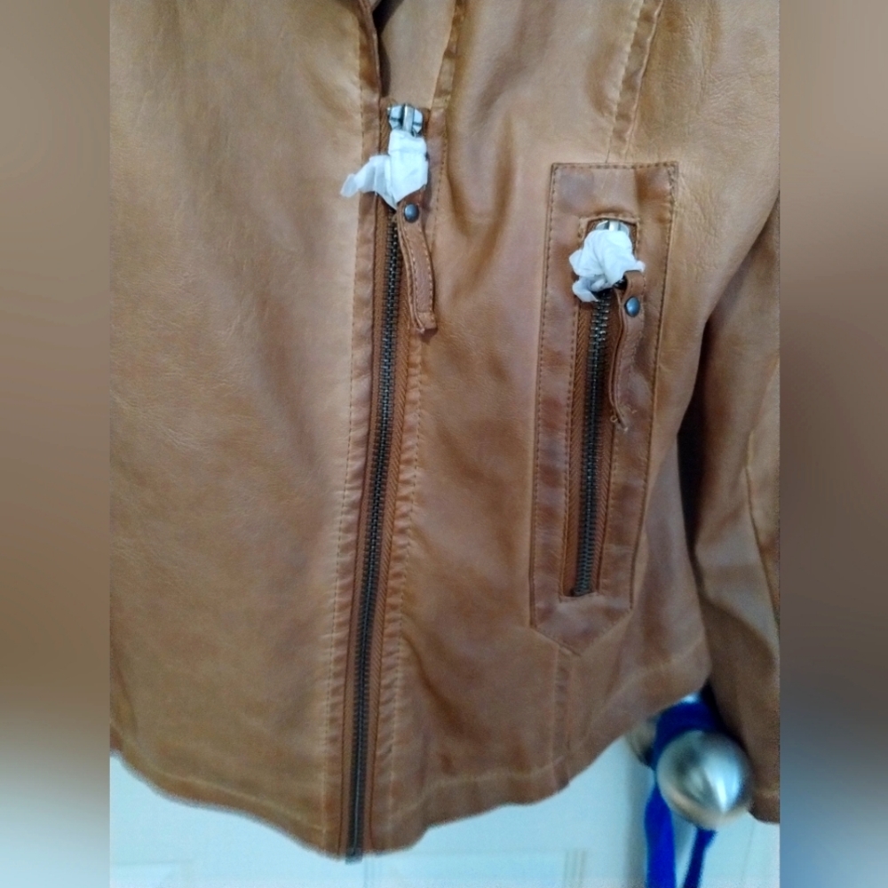 Faux leather jacket from Max Studio